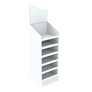 Baskısız Karton Stand — Model 01