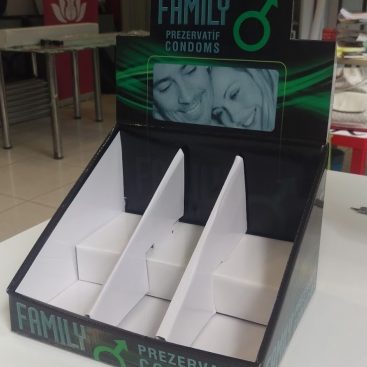 Masaüstü Karton Stand — Model 10