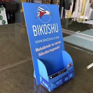 Masaüstü Karton Stand — Model 11