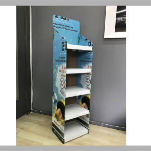 Raflı Karton Stand — Model 01